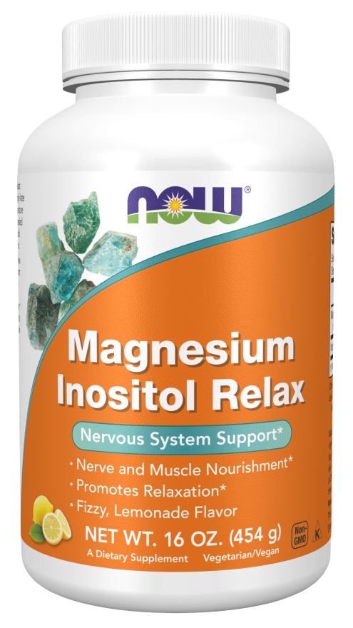 Magnesium Inositol Relax Powder 16 oz by Now Foods