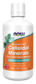 Colloidal Minerals Raspberry 32 fl oz by Now Foods