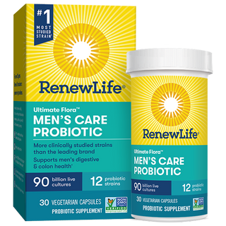 Ultimate Flora Mens Complete 90 Billion - 30 Vegetarian Capsules (Renew Life)