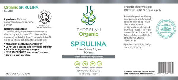 Organic Spirulina - Cytoplan