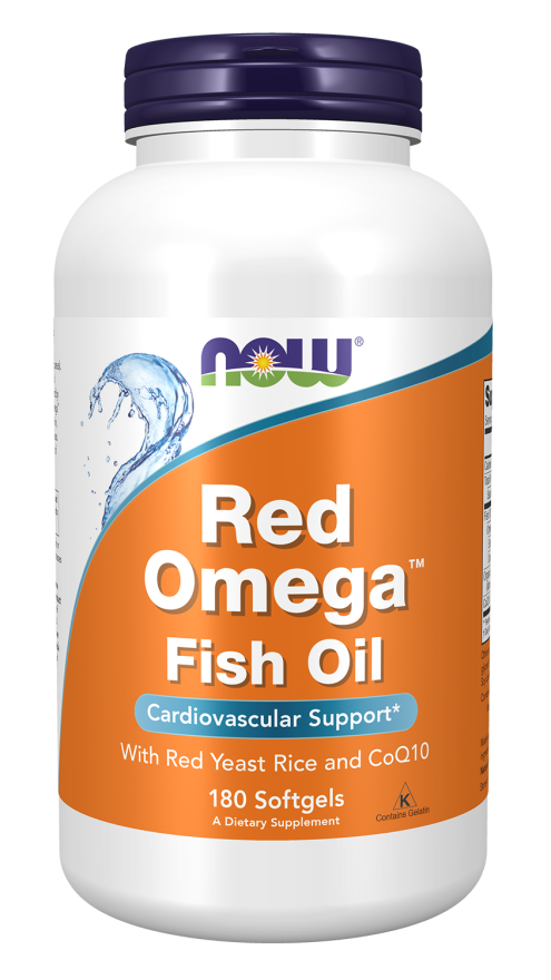 Red Omega 180 Sgels by Now Foods