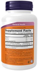 CLA 800mg Non-GMO Safflower Oil - 180 Softgels (Now Foods)