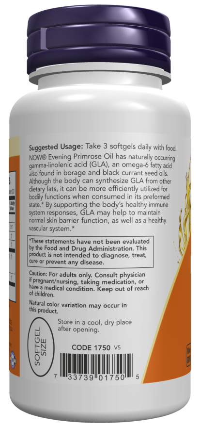 Evening Primrose 500mg 250 Sgels by Now Foods