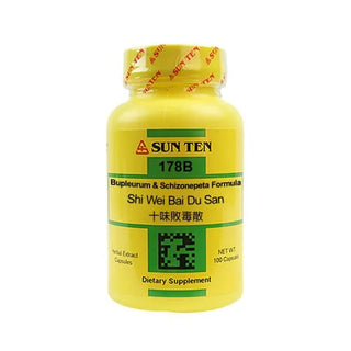 Sun Ten Bupleurum & Schizonepeta Formula 178B - 100 Capsules