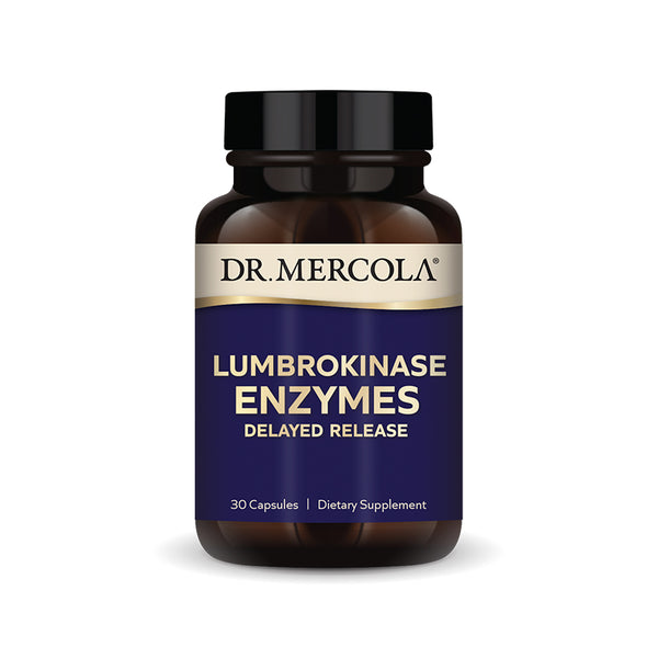 Enzyme: Lumbrokinase - 30 Capsules (Dr. Mercola Premium Products)