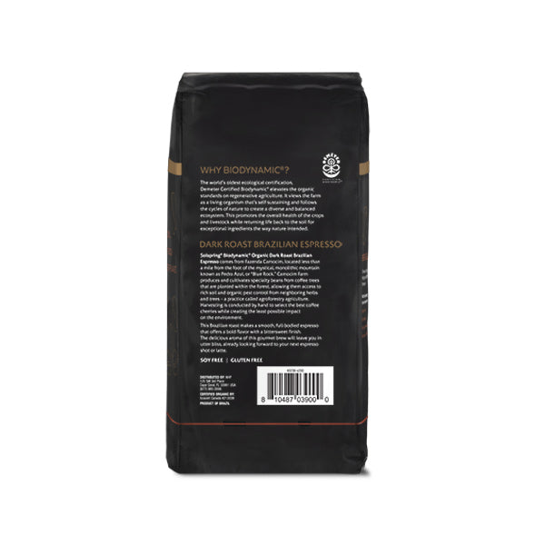 Solspring Biodynamic Organic Brazilian Espresso Roast Coffee 1lb Bag by Dr. Mercola