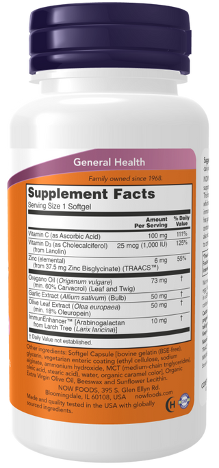 Allibiotic CDZ - 60 Softgels (Now Foods)