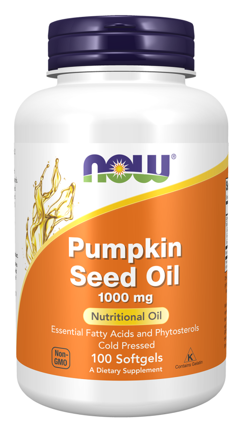Pumpkin Seed Oil 1000 mg - 100 Softgels (Now Foods)
