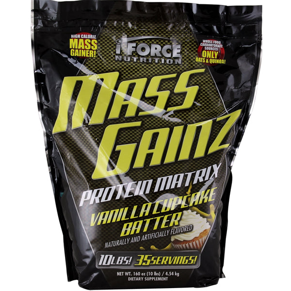 Mass GainZ™  10 lbs Vanilla Cupcake Batter by Iforce Nutrition