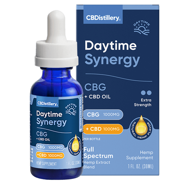 Daytime Synergy CBG + CB1:1 Tincture 2000mg - 30ml (Extra Strength) Distillery