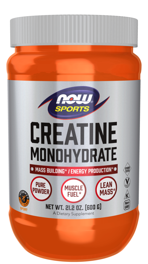 Creatine Monohydrate Powder (21.2 Oz) 600 grams by Now Foods