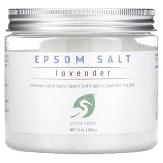 Epsom Salt Lavender - 16 OZ (White Egret)