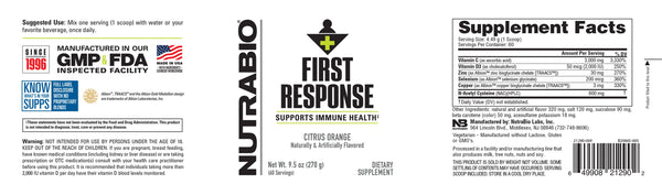 First Response with NAC - 9.5 OZ (NutraBio)