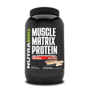 Muscle Matrix Protein - 2 LB - Chocolate Peanut Butter Bliss (NutraBio)