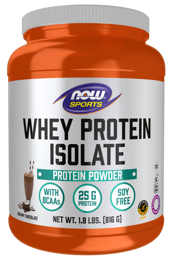 Whey Isolate Chocolate 1.8 lb by Now Foods