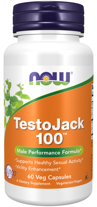 Testo Jack 100 - 60 Veg Capsules (NOW Sports)