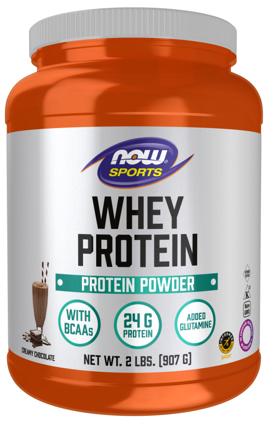 Whey Protein Chocolate 2 lb by Now Foods