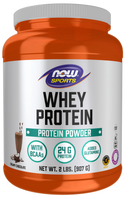 Whey Protein Chocolate 2 lb by Now Foods