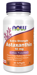 Astaxanthin 10mg - 60 Softgels (Now Foods)