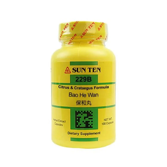 Sun Ten Citrus & Crataegus Formula 229B - 100 Capsules