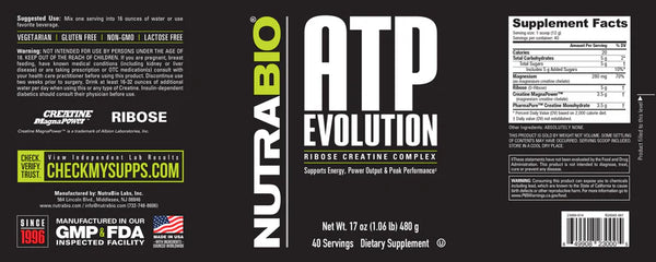 ATP Evolution - 1.06 LBS (NutraBio)