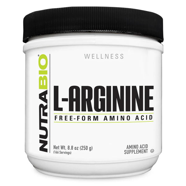 L-Arginine Powder 250 Grams - 8.8 OZ (NutraBio)