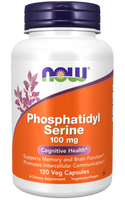 Phosphatidyl Serine 100mg 120 Vcaps by Now Foods