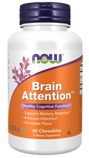 Brain Attention Cera-Q™ 60 Chew Tabs by Now Foods