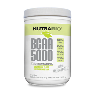 BCAA 5000 Natural - Unflavored - 0.66 LB (NutraBio)