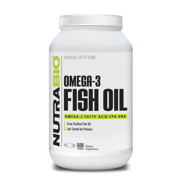 Omega-3 Fish Oil - 500 Softgels (NutraBio)