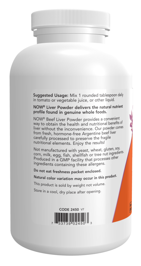 Liver Powder 12 oz by Now Foods