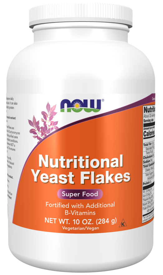 Nutritional Yeast Flakes - 10 OZ (NOW Foods)