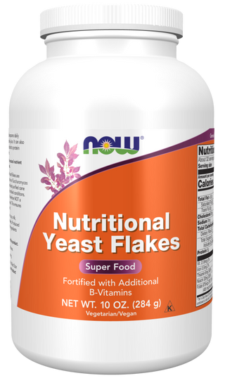 Nutritional Yeast Flakes - 10 OZ (NOW Foods)