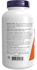 Nutritional Yeast Powder - 10 OZ (Now Foods)