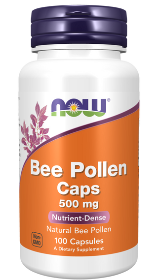 Bee Pollen 500mg 100 Caps by Now Foods