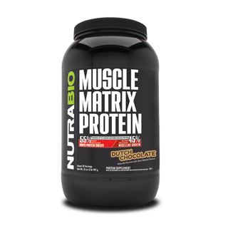 Muscle Matrix Protein - 2 LB - Dutch Chocolate (NutraBio)