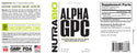 Alpha GPC - 60 Capsules (Nutra Bio)