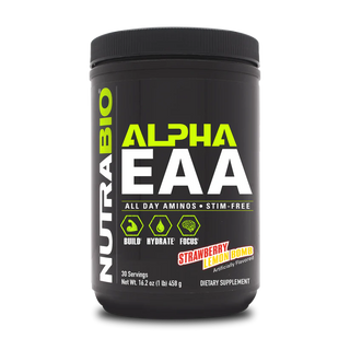 Alpha EAA - Strawberry Lemon Bomb - 1 LB (NutraBio)