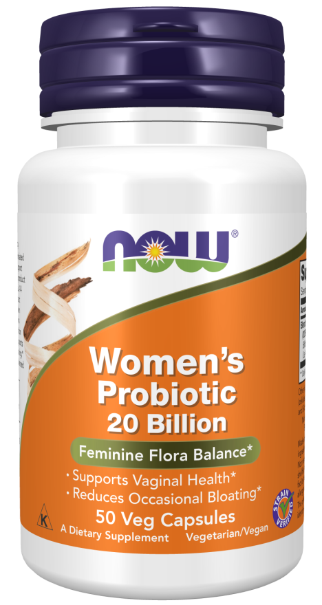 Women's Probiotic 20 Billion 50 Vcaps by Now Foods