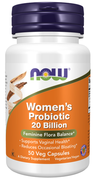 Women's Probiotic 20 Billion 50 Vcaps by Now Foods