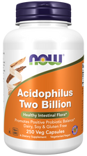 Acidophilus 2 Billion - 250 Veg Capsules (Now Foods)