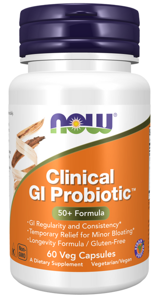 Clinical GI Probiotic 60 Vcaps by Now Foods