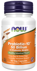 Probiotic-10™ 50 Billion 50 Vcaps by Now Foods