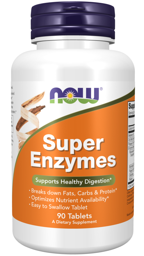 Super Enzymes 90 Tabs by Now Foods