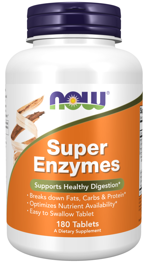 Super Enzymes 180 Tabs by Now Foods