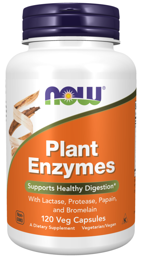 Plant Enzymes 120 Vcaps by Now Foods