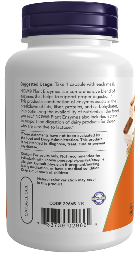 Plant Enzymes 240 Vcaps by Now Foods