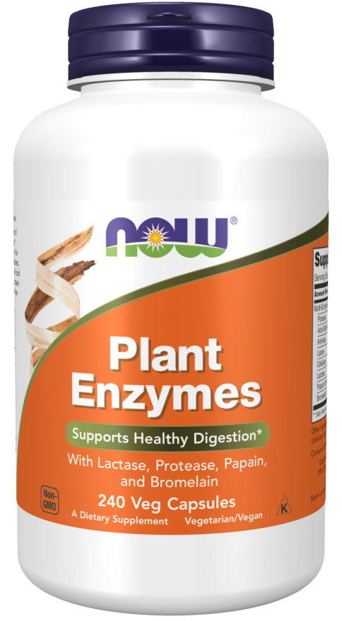 Plant Enzymes 240 Vcaps by Now Foods