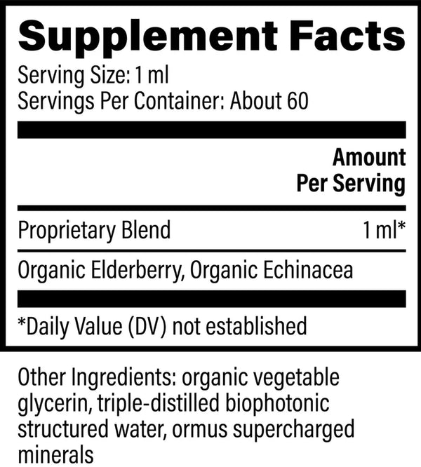 Elderberry & Echinacea - 2 FL OZ (Global Healing)