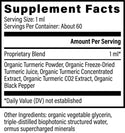 Turmeric with Black Pepper - 2 FL OZ (Global Healing)